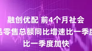 融创优配 前4个月社会消费品零售总额同比增速比一季度加快